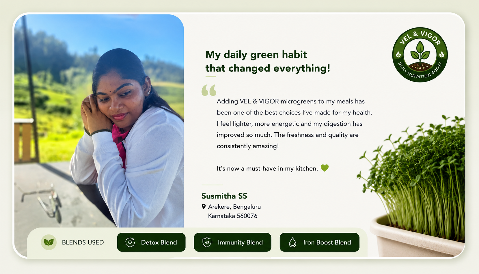 VEL & VIGOR customer review
